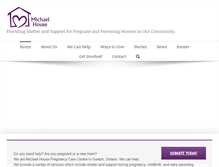Tablet Screenshot of michaelhouse.ca